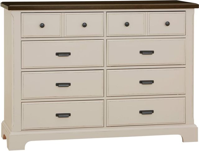 Vaughan-Bassett Lancaster County Amish Walnut/Dove Gray Dresser-0
