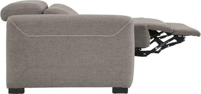 Signature Design by Ashley® Mabton 3-Piece Gray Power Reclining Right-Arm Facing Sectional and Chaise-4