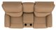 La-Z-Boy® Trouper Fawn Manual Reclining Loveseat with Console-4