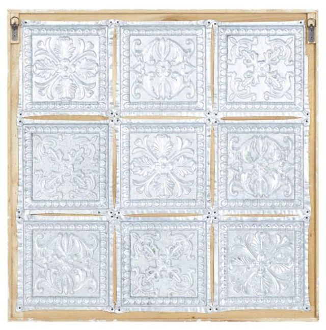 Deco Marche White Scroll Wall Decor-2