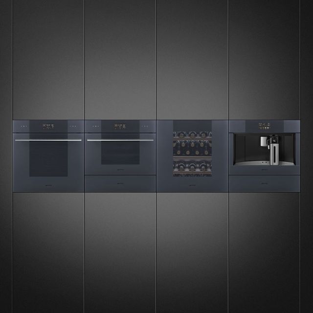 Smeg Linea Neptune Gray 24" Sommelier Drawer-1