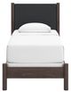 Signature Design by Ashley® Cadmori Brown Youth Twin Upholstered Panel Bed-2