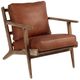 LH Home Notting Hi Junior Distressed Ash/Saddle Brown Arm Chair-0