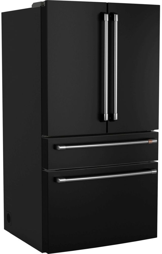Café™ 36" 23.2 Cu. Ft. Matte Black Counter Depth French Door Refrigerator-2