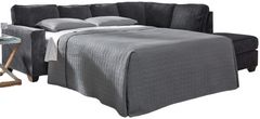 Signature Design by Ashley® Altari 2-Piece Slate Right-Arm Facing Full Sofa Sleeper Sectional and Chaise