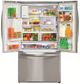 Winia 36 in. 25.5 Cu. Ft. Fingerprint Resistant Stainless Steel French Door Refrigerator-1