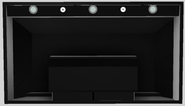 Vent-A-Hood® Designer Series 42" Black Wall Mounted Range Hood-1