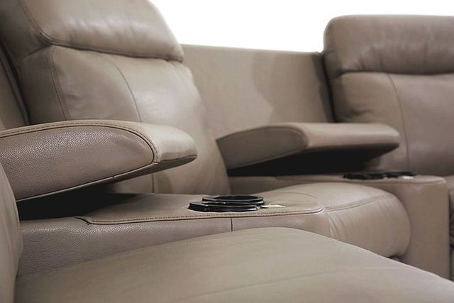 Palliser® Furniture Customizable Asher 6-Piece Power Reclining Sectional with Power Headrest, Power Lumbar and Storage-1