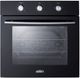 Summit® 24" Black Single Gas Wall Oven -0