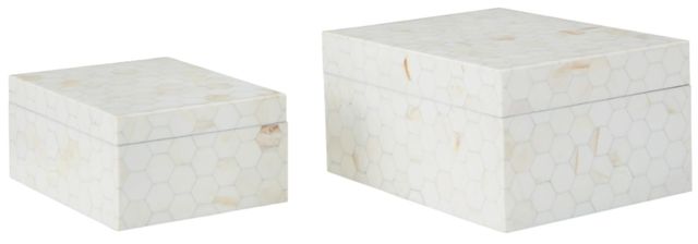 Signature Design by Ashley® Aldenburg 2-Piece Cream Box Set-0