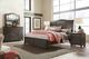 aspenhome® Oxford Peppercorn King Sleigh Storage Bed-2