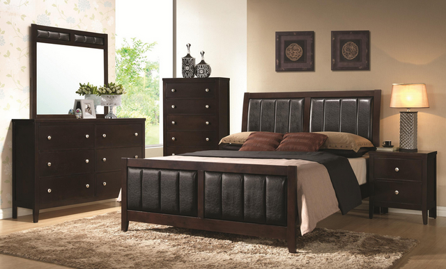 Coaster® Carlton Cappuccino Eastern King Bed-1