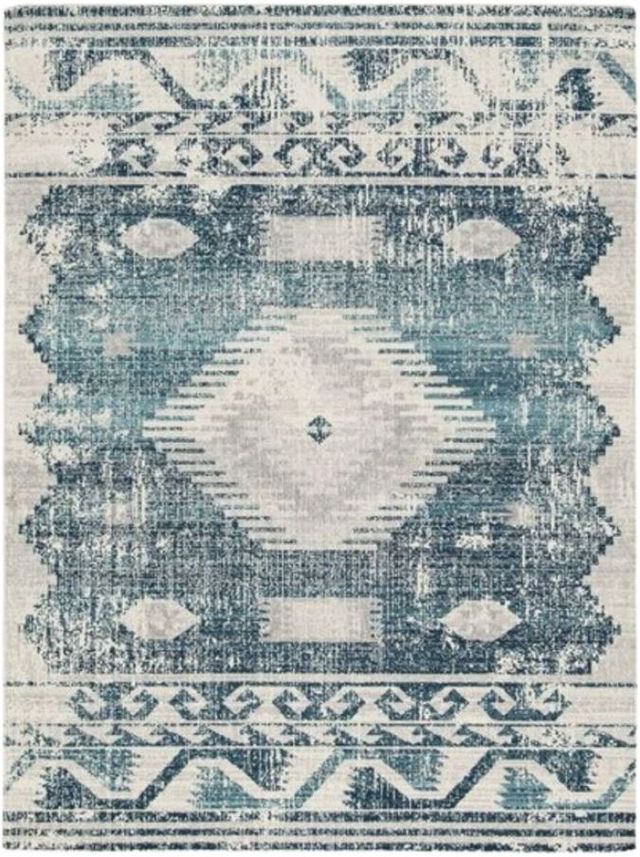 Signature Design by Ashley® Daddridge Blue/Ivory/Gray 5'x7' Area Rug-0