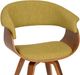 Armen Living Summer Green/Walnut Dining Arm Chair-2