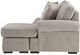 Ashley® Arbhor Knoll Taupe Sofa Chaise-4