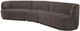 Moe's Home Collection Yoon Compass 3-Piece Umbray Grey Modular Sectional-1