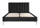Mazin Furniture Melina Black Full Upholstered Platform Bed-3