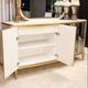 Michael Amini® Scotts Square Light Champagne Sideboard with Mirror-1
