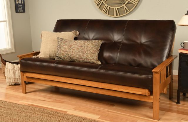 Kodiak Furniture Oregon Trail Java 8" Coil Hinged Innerspring Full Futon Mattress -2
