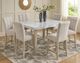 Signature Design by Ashley® Larawyn 7-Piece Bisque Counter Height Dining Set-1