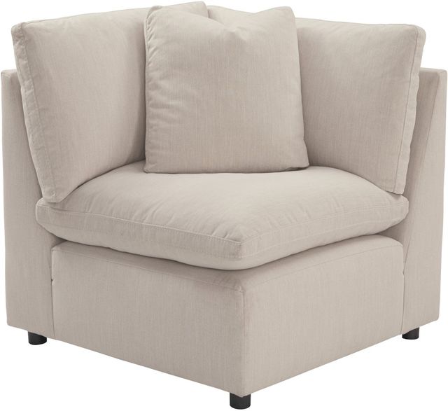 ignature Design by Ashley® Savesto 4-Piece Ivory Sectional-3