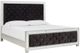Signature Design by Ashley® Lindenfield 6-Piece Black/Silver King Upholstered Panel Bed Set-1