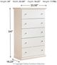 Signature Design by Ashley® Bostwick Shoals White Chest-1