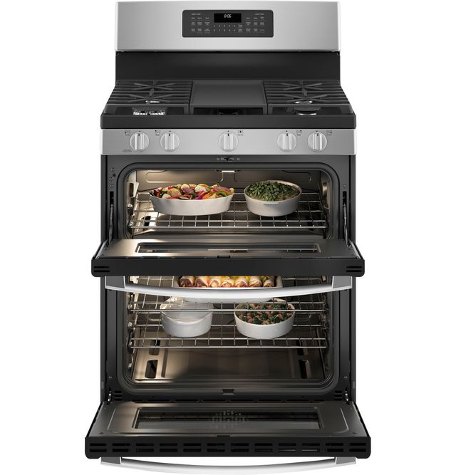 GE® 30" Stainless Steel Freestanding Gas Range-2