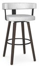 Amisco Customizable Fletcher Swivel Bar Stool-0