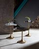 Universal Explore Home™ Nouveau 3-Piece Black/Granite Large Bunching Table Set with Bronze Base-1