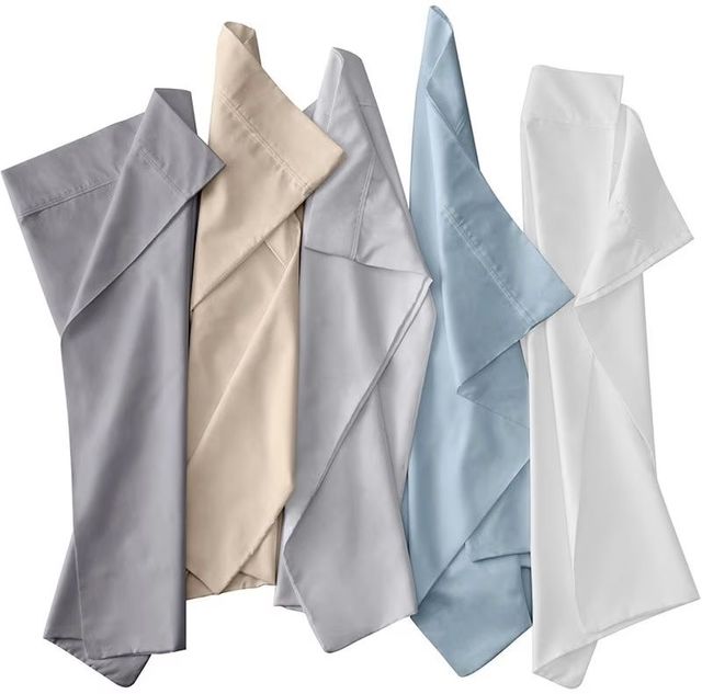 Tempur-Pedic® TEMPUR-Adapt® Luxe 2-Piece Silver Mist Egyptian Cotton Queen Pillow Cases-3