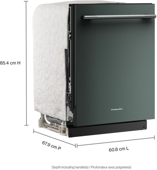 KitchenAid® 24" Juniper 360° Max Jets™ Third Rack Top Control Built-In Dishwasher with ProDry™ System-3