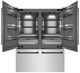 ZLINE Autograph Edition 60 in. 32.2 Cu. Ft. Stainless Steel Built In French Door Refrigerator with Graphite Gray Interior and Matte Black Accents-1