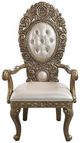 ACME Furniture Constantine 2-Piece Brown/Gold Arm Chair Set-2