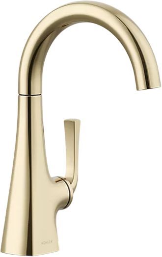KOHLER® Graze® Vibrant French Gold Beverage Faucet-0