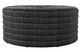 Four Hands Madura Vintage Coal Wicker Outdoor Coffee Table -1