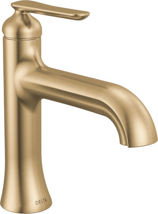 Delta Bonacci™ Champagne Bronze Single Handle Bathroom Faucet with Drain-0
