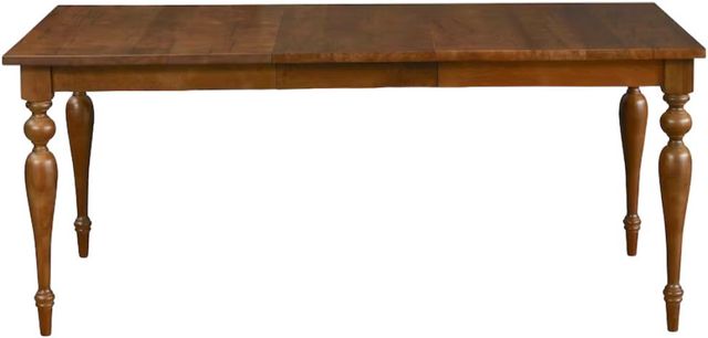 Bassett® Furniture Customizable BenchMade Amelia 60" Maple Rectangle Dining Table with 2 Leaf-2