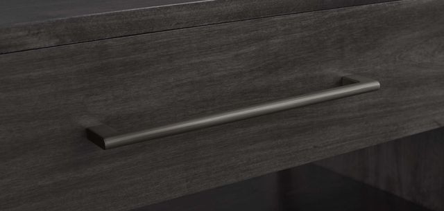 Bassett® Furniture Benchmade Parkway Cinder Bedside Table with Charger-2