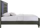 Elements International Moonstone Copper Grey Queen Bed-2
