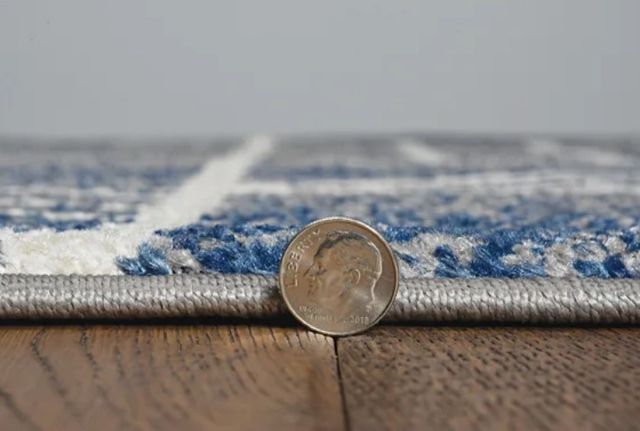 KAS Rugs Lucia Blue Dimensions 5'x8' Area Rug-3