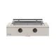 Caliber™ Rockwell Social 42" 2-Burner Antique White Built-In Natural Gas Grill with Pewter Hardware-0