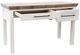 Legends Home Nora Barnwood/Jasmine White 49" Writing Desk-4