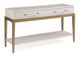 Bassett Mirror Perrine Satin Brass/Soft White Console-0