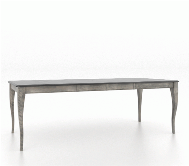 Canadel Customizable Gourmet 92" VC Base Dining Table with Two Removable Leaf's-3