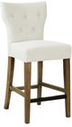 Olliix by Madison Park Cream Avila Tufted Back Counter Stool-0