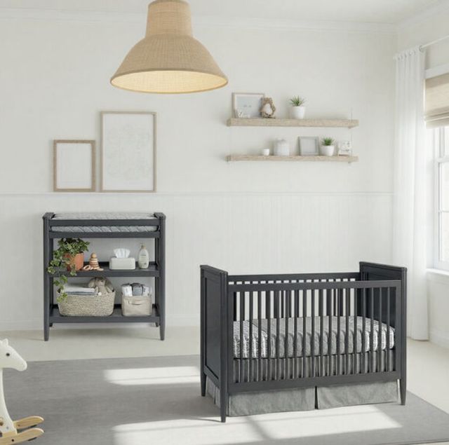 Westwood Design Modern Nursery Iron Ore Changing Table-1