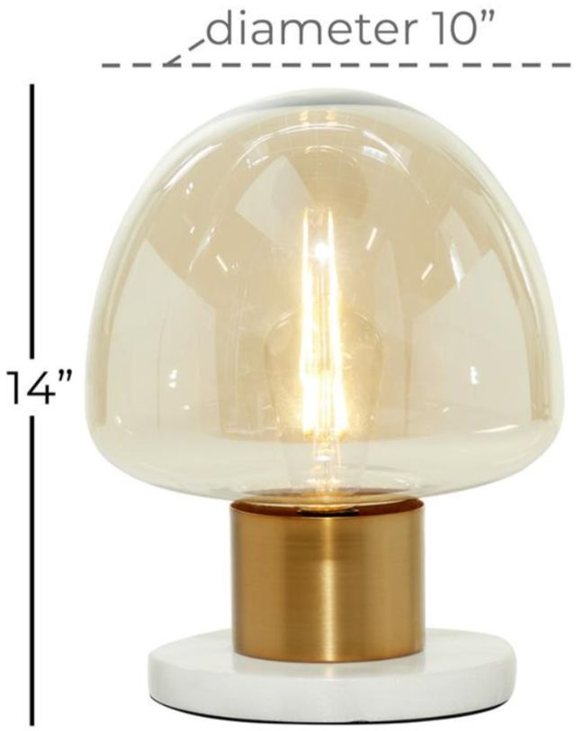 Deco Marche Gold 10" Table Lamp-2