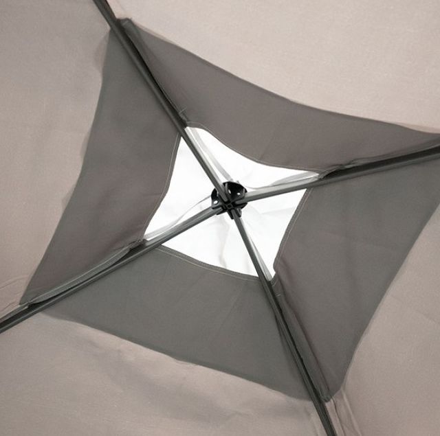 Furniture of America® Arosa Beige Fabric/Metal Outdoor Pop-Up Canopy-4