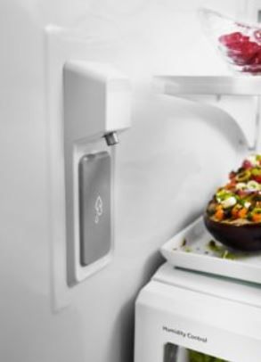 KitchenAid® 36 in. 21.9 Cu. Ft. Panel Ready Counter Depth French Door Refrigerator-2